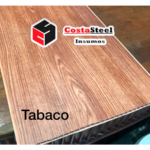 Tabla de pvc TABACO Lisa de 6 mts