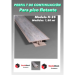 Perfil Terminacion 25 -1,80mts