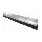 Zocalo Para Puerta De Aluminio Con Goma 10CM