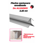 Flecha cantonera anodizado Aluminio 2.25mt