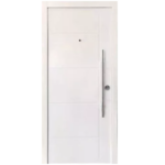 Puerta exterior con Barral color blanco