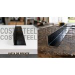 ANGULO DE ALUMINIO  Negro 4.0X2.5cm 2.35mt